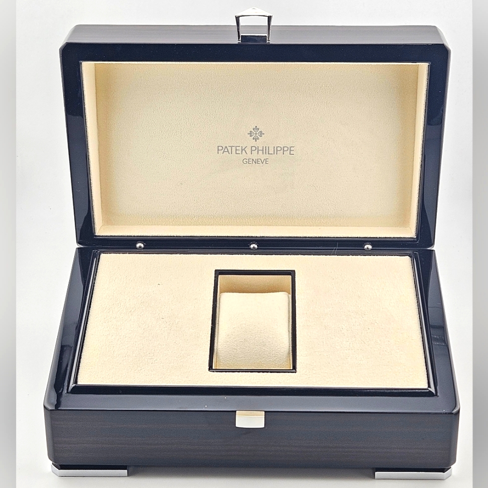 Patek Philippe Brown Wooden Watch Box With Cover Cloth